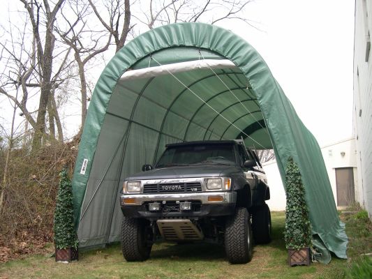 Super sized 14x30x12 Premium Round Garage