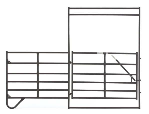 Economy Galvanized Combo Panel Gates - 10' or 12' lengths