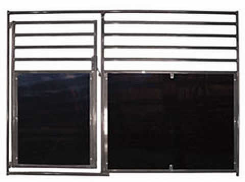 Showplace Portable Horse Stalls - 10' Fronts w/door and optional wood or poly filler.