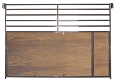 Showplace Portable Horse Stalls - 10\' Fronts w/door and optional wood or poly filler.