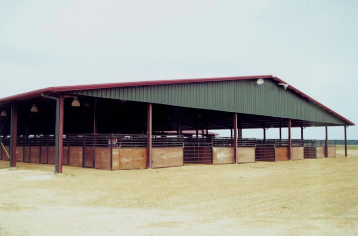 Showplace Portable Horse Stalls - 10\' Fronts w/door and optional wood or poly filler.