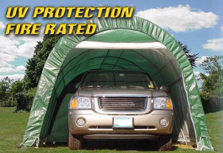 12'x 20'x 8' PREMIUM Round Style Instant Garage