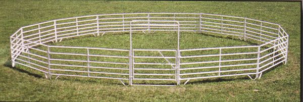 Economy 50' Complete Galvanized Roundpen with Gate