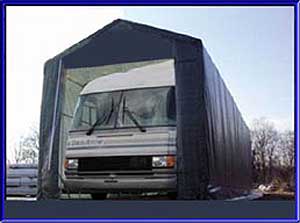 14'x42'x15' PREMIUM series RV/Boat Shelter