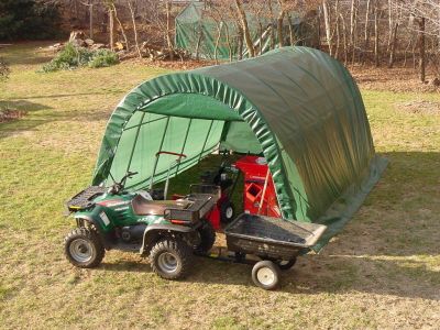 12'x 20'x 8' PREMIUM Round Style Storage Shed