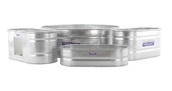 Galvanized Stock Tanks in 12 sizes!